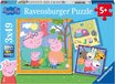 Ravensburger Peppa Pig Puzzel - 3 x 49 stukjes - Vanaf 5 jaar