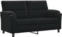 vidaXL - Bank - Zwart - 174 x 85 x 93 cm - fluweel