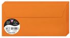 Clairefontaine 120023C - Lot de 20 Enveloppes auto-adhésives DL 11x22cm Orange