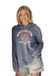 Blue 84 Dames NCAA Officieel gelicenseerd Hooded Sweatshirt Burnout Vintage Scholar