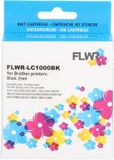 FLWR - Brother LC-970BK / LC-1000BK Zwart XL Cartridge