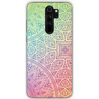 Xiaomi Redmi Note 8 Pro bedrukt siliconen hoesje mandala pastel