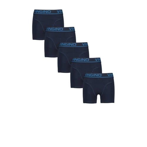 Vingino boxershort - set van 5 donkerblauw