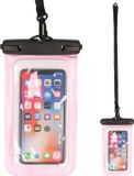 Bellatio Design Waterdicht Telefoonhoesje - 2 Stuks - Roze - Voor Alle Schermen tot 6 Inch