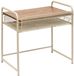 Telma Étagère pour micro-ondes avec 1 tiroir, 37 x 55 cm, beige