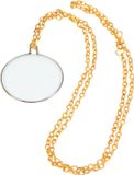 Bristol Novelty Ltd Bristol Novelty Ouderwets oogglas aan ketting - Monocle voor volwassenen