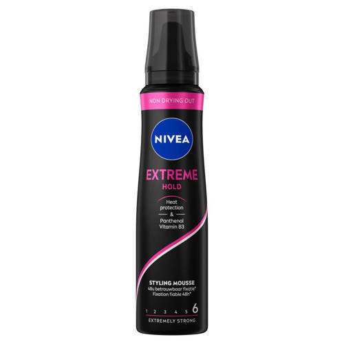 Nivea Extreme Hold haarmousse - 6x 150 ml - voordeelverpakking