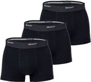 GANT Boxershorts Set van 3 Mannen Zwart Effen Stretch katoen 3XL