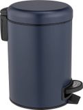 Wenko Leman Pedaalemmer, 3 Liter, Donkerblauw Mat