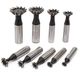 Dailygoods - Fraise à queue d'aronde - Diamètre 10 mm - Angle de coupe 60° - Double tranchant - Matériau HSS - pour le travail du bois