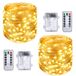 Vicloon LED Fairy Lights - 2 x 10M 100 LEDs - Warm White - Battery Powered