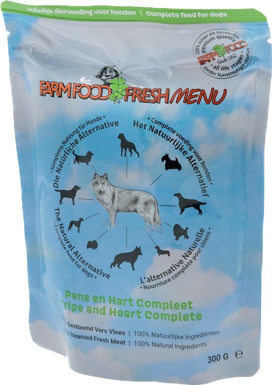 Farm Food Fresh Menu Pens/Hart Compleet Hondenvoer - 300g