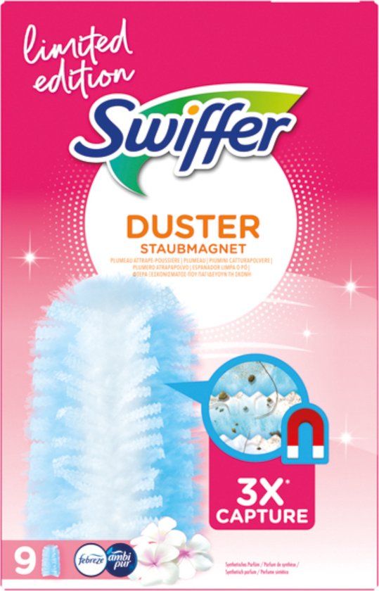 Swiffer Duster - 9 Refills - Limited Edition Pink - Pink Blossom