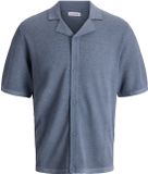 Jack & Jones Gebreide overhemd Blue Mirage