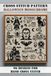 Cross Stitch Pattern Halloween Monochrome: 96 Designs for Hand Cross Stitch