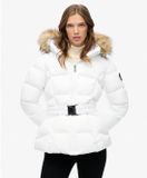 Superdry Fuji Riem Pufferjas Dames Wit