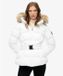 Superdry Fuji Riem Pufferjas Dames Wit