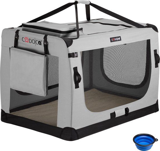 Cadoca Honden & Katten Reismand XXXL - 101x70x70cm - Grijs