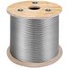 Mophorn Roestvrij stalen kabel T316, 0,6 cm, 7 x 7, 152,4 m, voor leuningen, terras, doe-het-zelf balustrade (152,4 m)