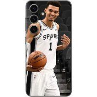 Samsung Galaxy S24 hoesje Victor Wembanyama San Antonio Spurs nr. 1 Maniacase