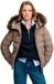 Superdry Fuji Gewatteerde Jas Met Capuchon En Imitatiebont - Dames - Verweerd steenbruin - XXL