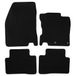 Volledig Safe Travel 4 stuks automatten met zwarte rand en veiligheidsclips voor Nissan Qashqai J11E (modellen vanaf 2014)