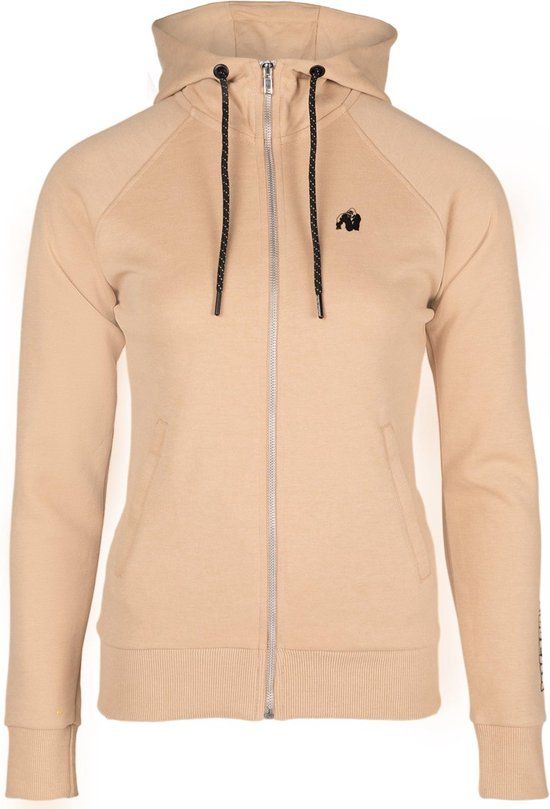 Gorilla Wear Marion Hoodie - Beige - S - Women's - Fitness & Training