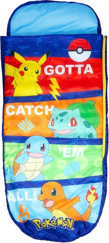 Character World Pokemon ReadyBed Kinderluchtbed met Slaapzak