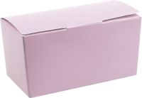 Santex cadeaudoosje/bonbondoosje - 11 x 5 cm - Bruiloft bedankje - 25x stuks - lila paars