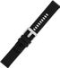 Morellato Zwarte siliconen horlogeband 22 mm