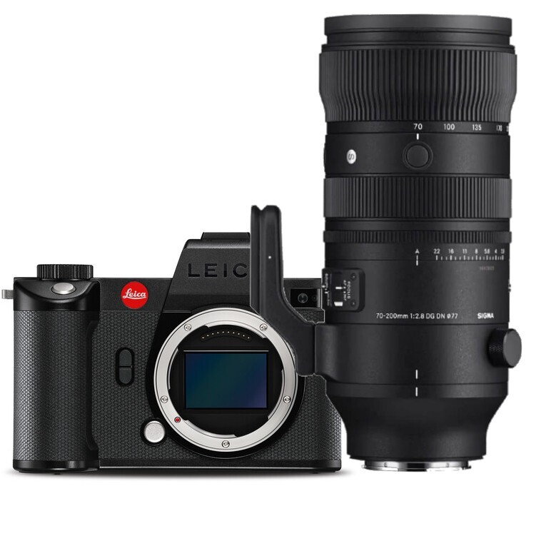 Leica Leica 10880 SL2-S Black + Sigma 70-200mm F/2.8 DG DN OS Sports L-Mount