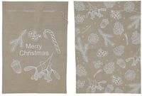 Svenska Living Geschenkzak kerst jute look 50x70cm