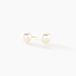 Kesya Boucles d'oreilles Puces Or jaune Perle de culture