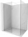 Mexen Kioto paroi de douche Walk-in 145 x 120 cm, transparent, blanc