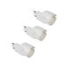 POLYPOOL - Schuko-busadapter ruimtebesparende Duitse bus met stekker 10A 2L+PE, bus 10-16A 2L+PE - 3 witte adapters - PP2233.3