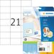 Herma Etiketten 8634 70x42.3mm Premium Wit 70 stuks