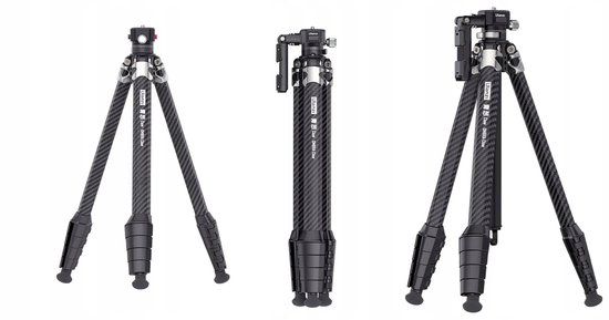 Ulanzi TT08 OMBRA Carbon Fiber Claw Quick Release Teleprompter Tripod - 6974774330820