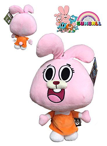 GMBALL De fantastische wereld van Gumball - pluche Anaïs roze 30cm - goede kwaliteit