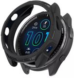Strap-it Robuust TPU hoesje - bescherm case geschikt voor de Garmin Forerunner 965 (zwart)