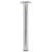 Wagner meubelpoot / tafelpoot / meubelvoet Classic Retro - Ø 30 x 300 mm, geïntegreerde schroefplaat 60 x 60 mm, binnendraad Ø 10 mm, verchroomd staal - 12153001