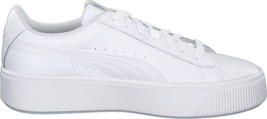 PUMA Women's Vikky Stacked L Sneakers - White - Size 41