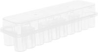 BeiJingLiangPinJiaZuoKeJiWenHuaFaZhanYouXianGongSi Boîte de rangement pour flacons en plastique de 3 ml - Support de microtube portable pour une utilisation organisée et la sécurité