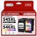 Canon Cartouches d'encre 545XL et 546XL pour Canon PIXMA (2 pièces)
