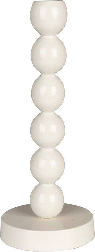 Zuiver Bubbles Kandelaar One Shiny Beige - Aluminium - 26 cm