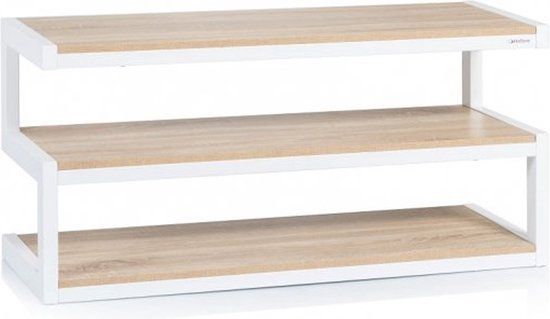 NorStone Esse wit eiken A/V meubel