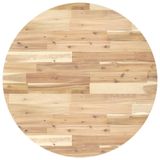 VidaXL Tafelblad rond ø 80x4 cm massief acaciahout