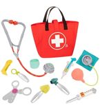 B. Jouets, set de docteur, outils de docteur réalistes, set de jeu pour tout-petits, enfants, jouets éducatifs, mini-set de soins de docteur, 18 mois +