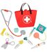 B. Jouets, set de docteur, outils de docteur réalistes, set de jeu pour tout-petits, enfants, jouets éducatifs, mini-set de soins de docteur, 18 mois +