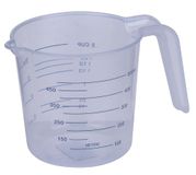 Fackelmann Maatbeker Essential 500 ml, transparant