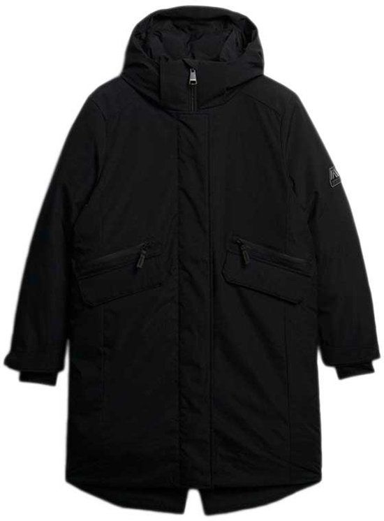 Superdry City Fishtail Gevoerde Parka Dames Zwart